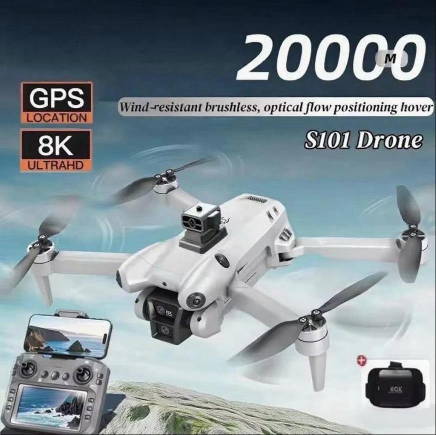 Drone Gimbal 2 Axis - Xiaomi S101 Drone 8K HD Profesyonel