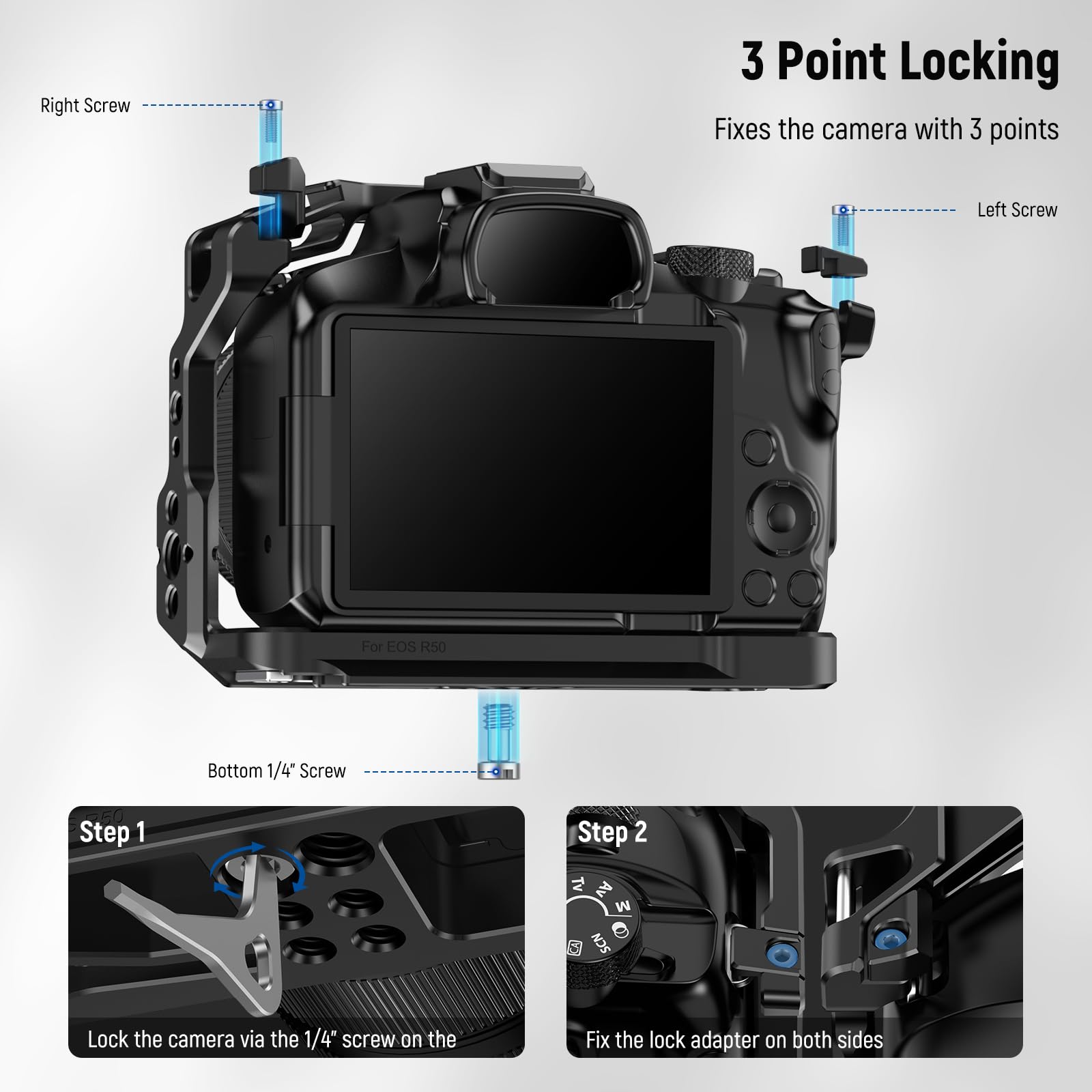 NEEWER R50 Kamera Kafesi Canon - Canon Camera Eos R50 incelemesi ve fiyatı