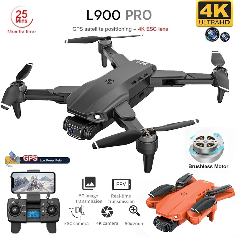 L900 Pro GPS Drone 4K profesyo - Drone Gimbal Brushless incelemesi ve fiyatı