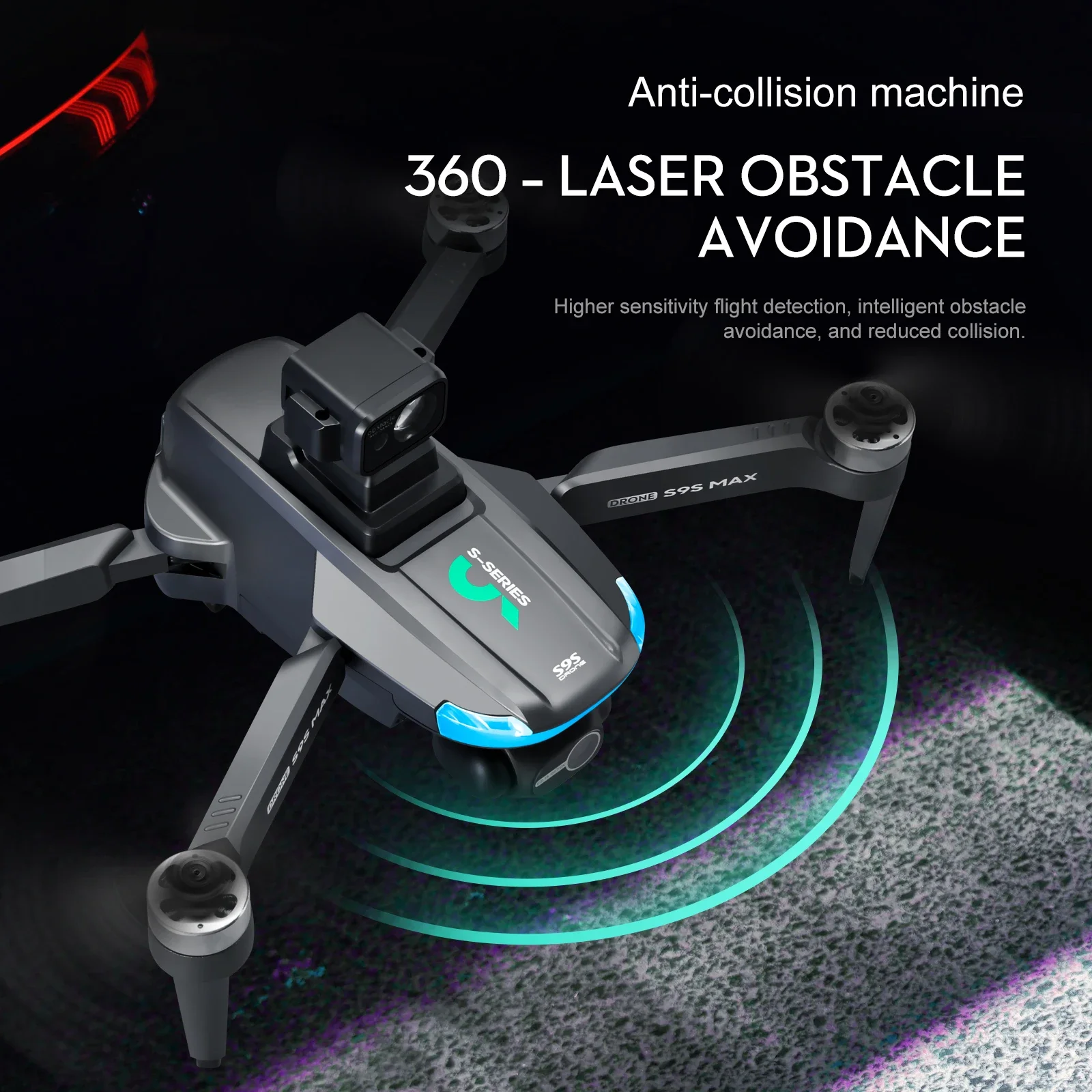 YENI S9S MAX MINI Drone 4K 2 E - Drone Gimbal Brushless incelemesi ve fiyatı