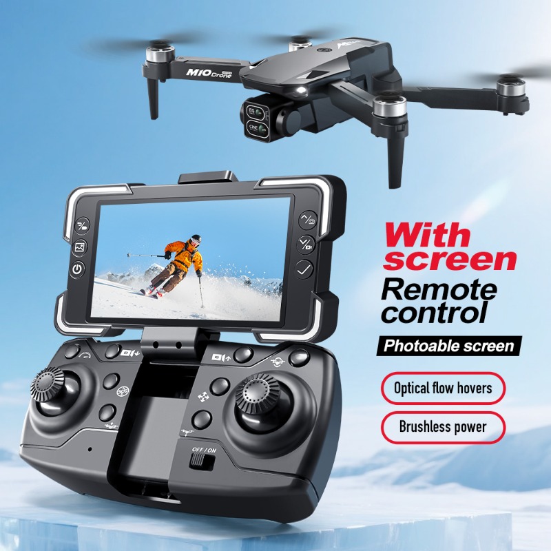 M10 Kamera Drone'u Ekranlı Uza - Drone Gimbal Brushless incelemesi ve fiyatı